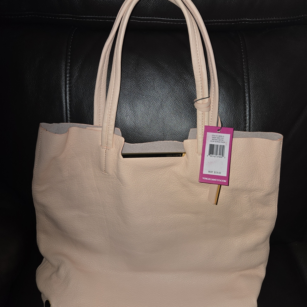 Vince Camuto Pink Tote Bag